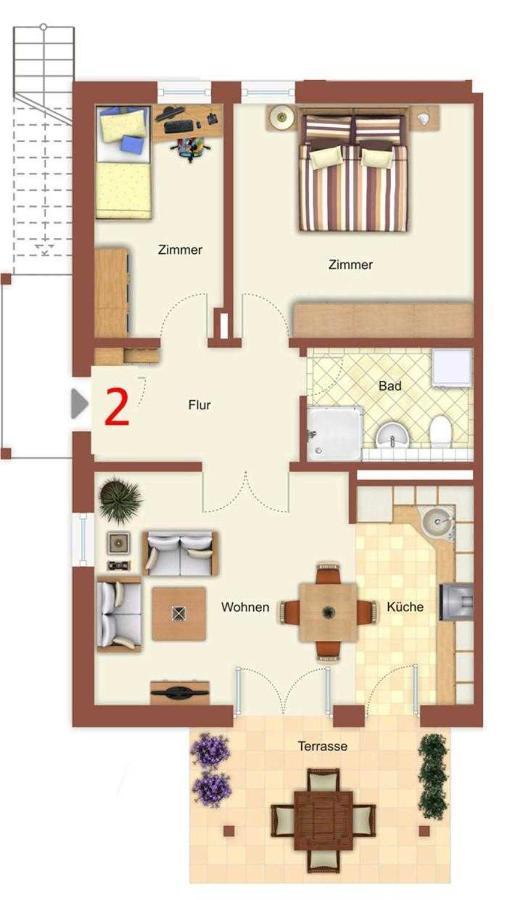 Appartement Sundevit Börgerende-Rethwisch Eksteriør billede